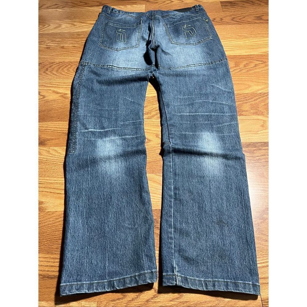 Drayko Men’s Motorcycle Biker Double Knee Lined Jeans